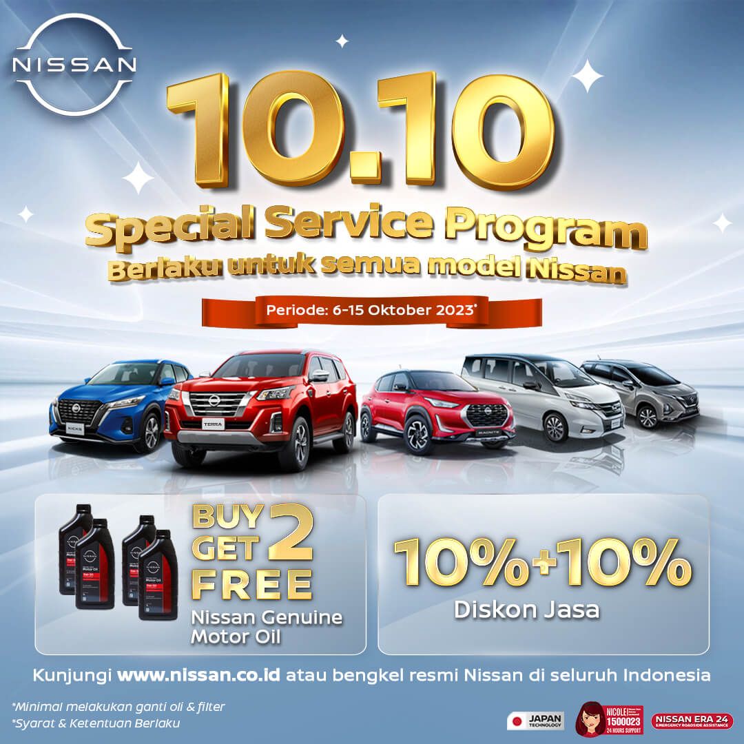 Nissan Berikan Special Service Program 10.10 