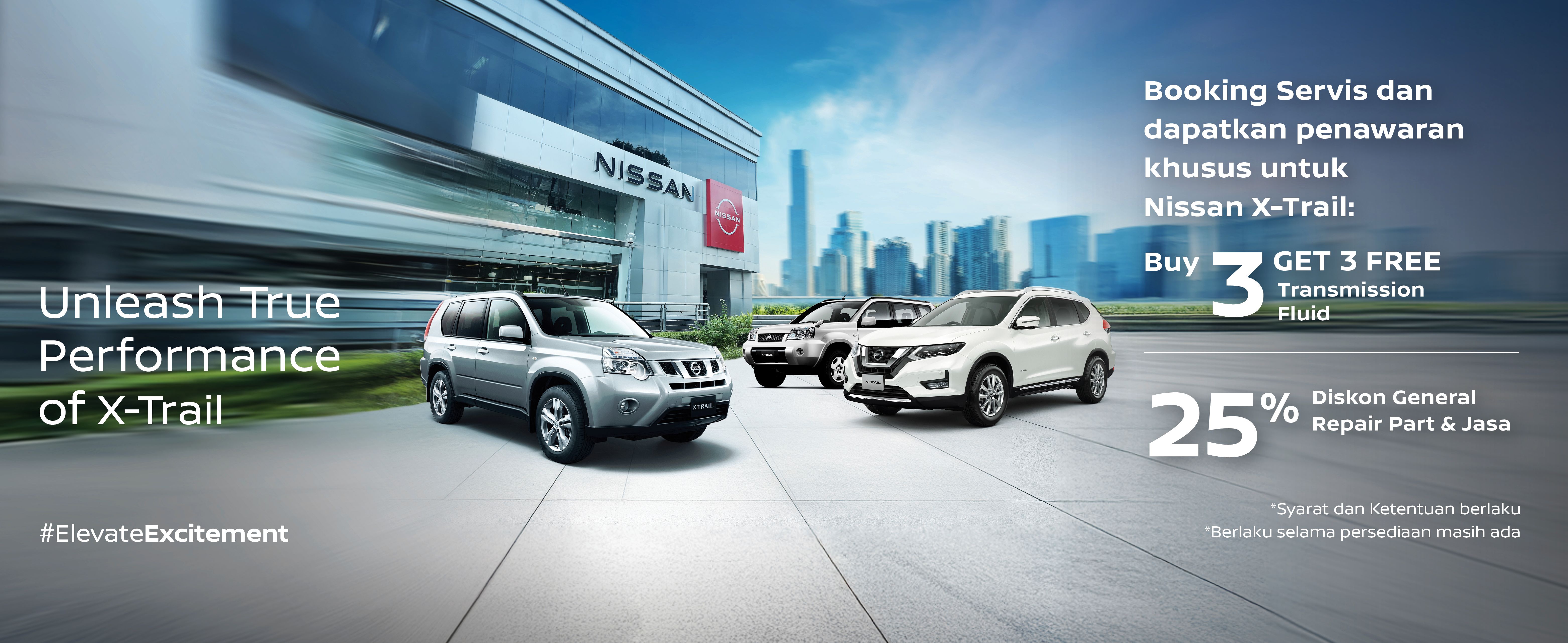 Buy 3 Get 3 Free Nissan Genuine Transmission Fluid Hanya di Program Unleash True Performance of X-Trail!