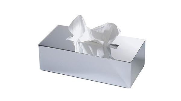 Gunakan boks tisu untuk tempat sampah